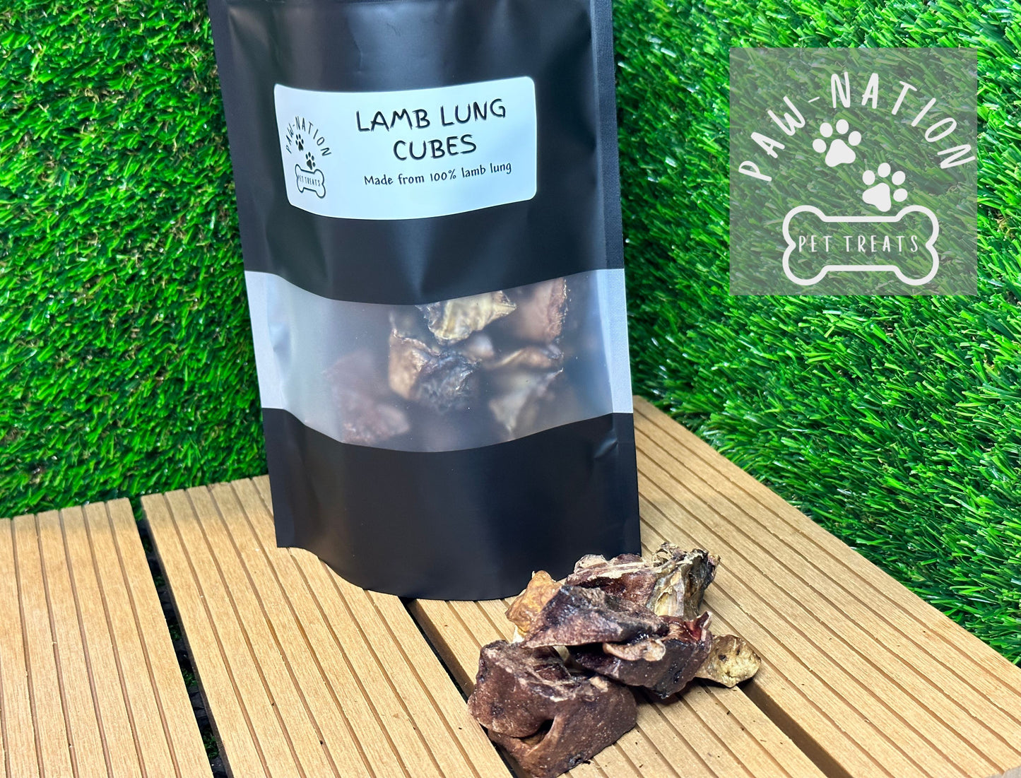 Lamb Lung Cubes - 250G