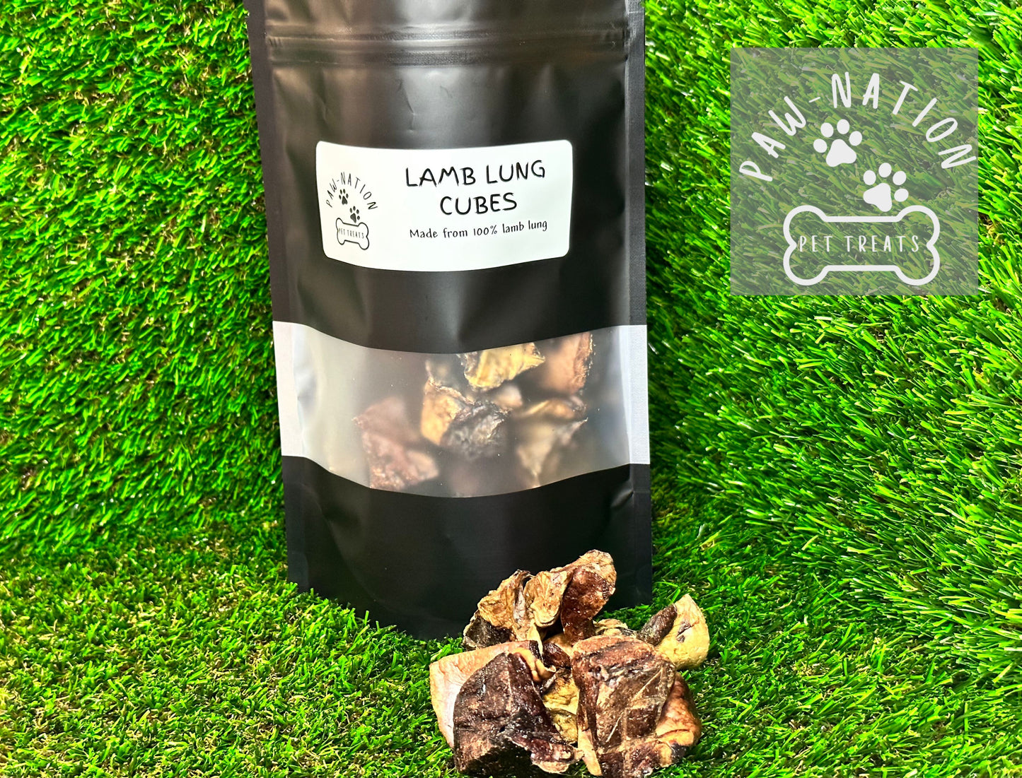 Lamb Lung Cubes - 250G